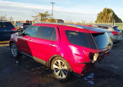 2018 Ford Explorer Limited from USA, damaged, VIN 1FM5K7F85JGA73858